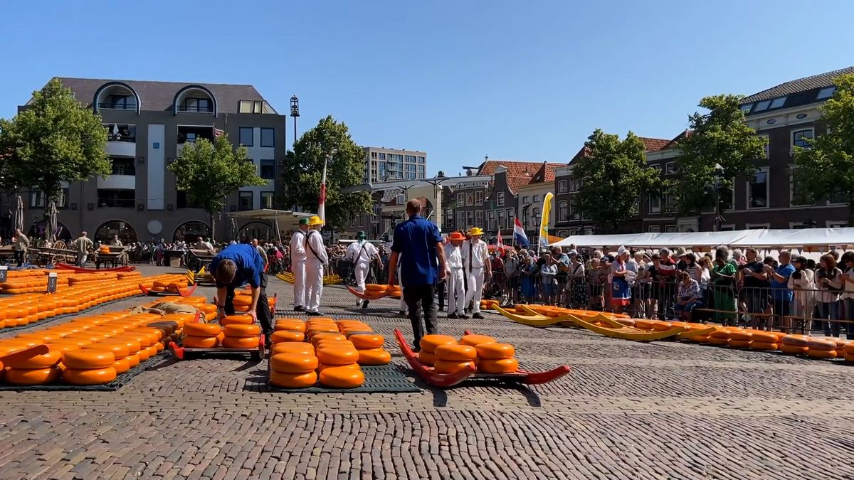 Nizozemské městečko se chlubí sýrovými trhy s téměř 700letou tradicí
